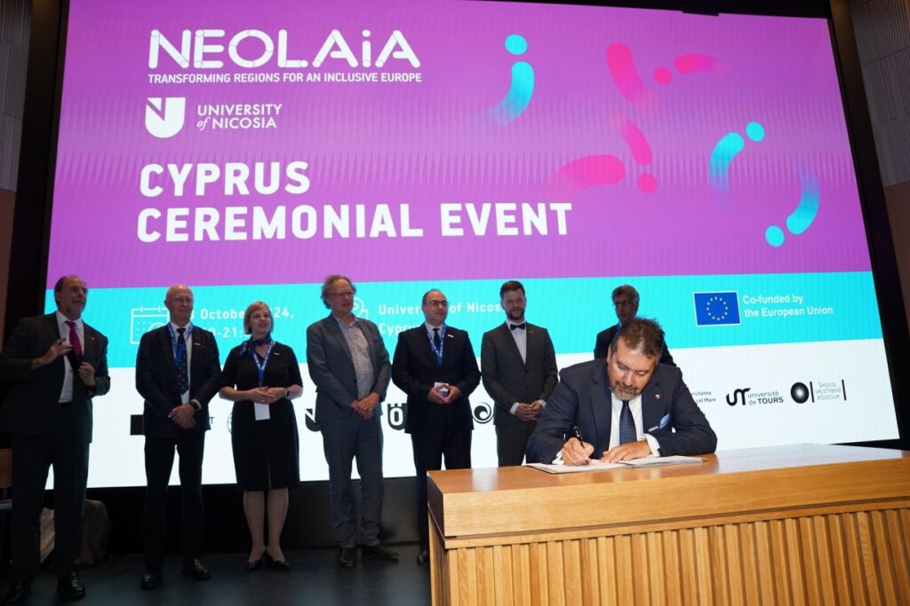 Nikosijos universitete surengtas NEOLAiA Europos universitetų aljanso susitikimas