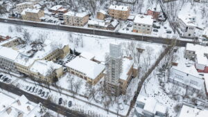 Kauno miesto savivaldybė Atkuriamas architektūros akcentas – Kauno finansų Evangelikų