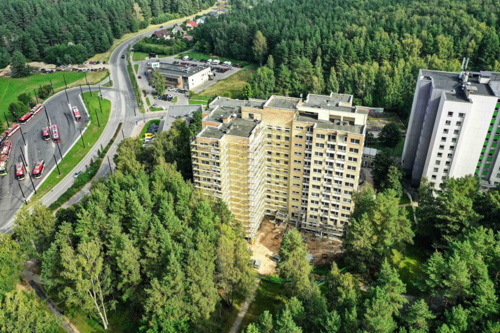 VILNIUS TECH pradeda renovuoti vieną didžiausių bendrabučių Saulėtekyje: studentų gyvenimo