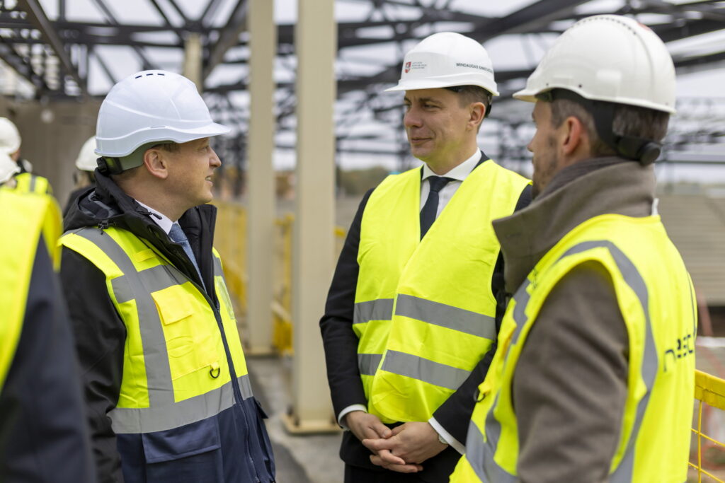 Ministras pirmininkas ir Vilniaus meras įvertino bendrų projektų statybas: sutarta